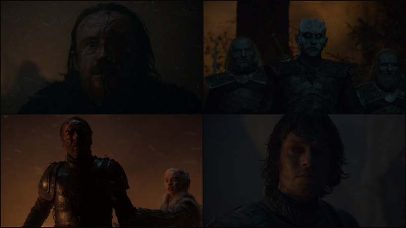 Clockwise from upper left: Ben Crompton, Vladimír Furdík, Iain Glen, Emilia Clarke, Alfie Allen